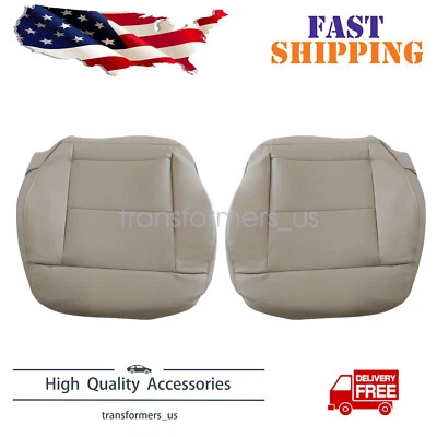 Cubierta de asiento inferior bronceada para conductor pasajero Mercedes Benz Clase E E350 2014-2016 Foto 1 de 4