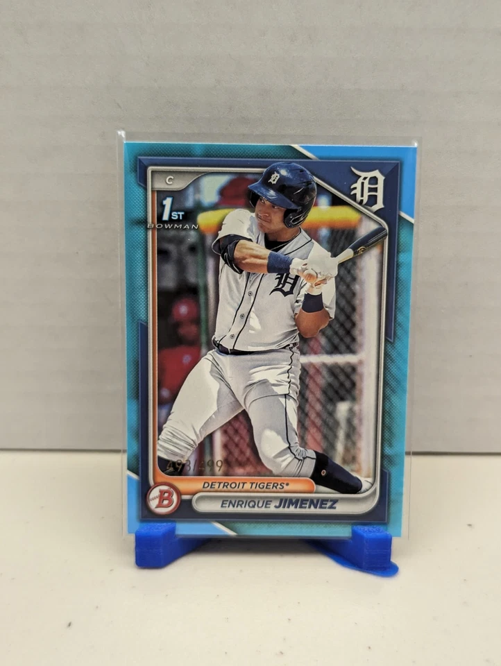 2024 BOWMAN ENRIQUE JIMENEZ #BP-31 Baseball TIGERS SKY BLUE /499 - Image 1 of 1