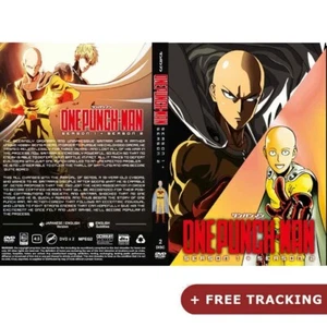 One Punch Man Season 1+2 (VOL. 1-24 End) DVD English Dubbed All Region - Imagen 1 de 1