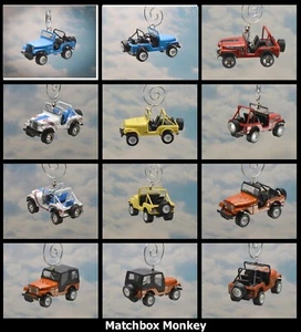 1974 1976 1980 Jeep CJ-5 Renegade Open Top Topless Wrangler Christmas Ornament - Picture 1 of 97