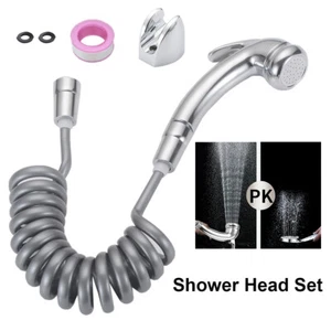 Chrome Shower Head and Hose (200cm) Set for Caravan/Motorhome/Campervan - Picture 1 of 10