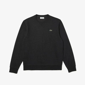 Lacoste Crew Neck Sweatshirt Embroidered Logo Sweatshirt in Grey - SH1505-00/H88 - Picture 1 of 1