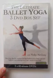 The Ultimate Ballet Yoga Nicky McGinty (3-Disc DVD, 2014) R2 Boxset NEW Sealed - Picture 1 of 17