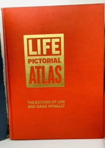 Vintage 1961 Time Life Pictorial Atlas Of The World Rand McNally With Sleeve - Picture 1 of 12