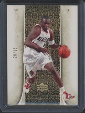 2005-06 Upper Deck Exquisite Zach Randolph Gold /25 #34 Portland Trail Blazers