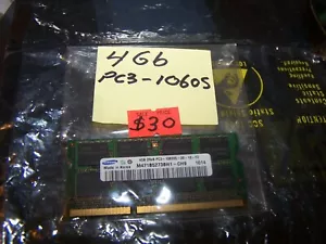 Samsung 4GB PC3-10600S-09-10-12 SODIMM - Picture 1 of 1