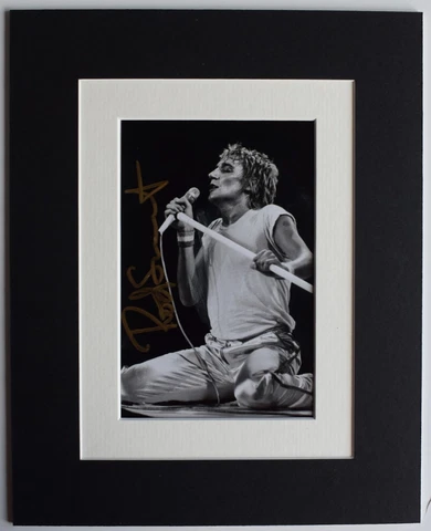 Rod Stewart Signed Autograph 10x8 photo display Music Faces Yes Baby Jane AFTAL Cover