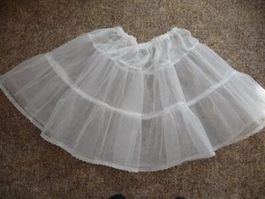 Petticoat Gr. 40 - 44 weiß 50er Jahre, Rockabilly Tüllrock - Bild 1 von 1