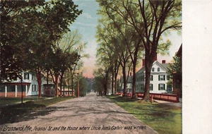 BRAUNSCHWEIG ME MAINE BUNDESSTRASSE VINTAGE POSTKARTE um 1906 UDB 092023 S - Bild 1 von 2