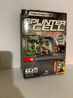 New Unopened -Tom Clancy Bundle - CD KEYS- 3 Splinter Cell Games + BONUS GAME PC - Image 1 of 3