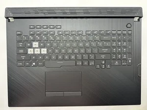 US Palmrest 8pin RGB Backlit keyboard only for Asus G731GU GL731GU G712L - Picture 1 of 2
