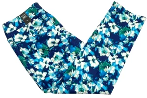 White House Black Market Pants Womens (6) Smooth Stretch Floral Slim Ankle NWT - Picture 1 of 8