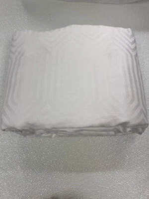 Funda nórdica Hudson Park italiano Tivoli satén F/Q blanca usada con defectos Foto 1 de 4