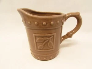 Sorrento Suede by Signature Creamer Suede, Embossed Leaves & Dots b407 - Picture 1 of 2