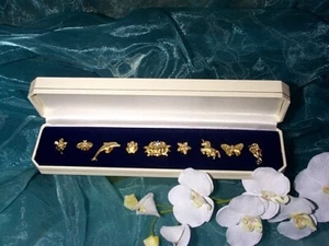 Reversnadel verpackt Geschenksets Schutzstifte von Anne Foxley Designs versilbert - Bild 1 von 24