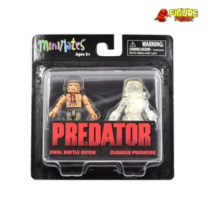 Predator Minimates Series 2 Final Battle Dutch Variant & Cloaked Predator - Picture 1 of 3