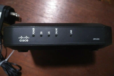 Cable módem CISCO DPC3010 DOCSIS 3.0 con adaptador de corriente Foto 1 de 4