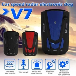 Car Anti-Police Speeding Laser Radar Detector Voice Alert 16 Band 360°GPS Camera - Picture 1 of 16