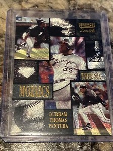 1996 Pinnacle Zenith Mozaics Frank Thomas Ray Durham Robin Ventura #3 White Sox