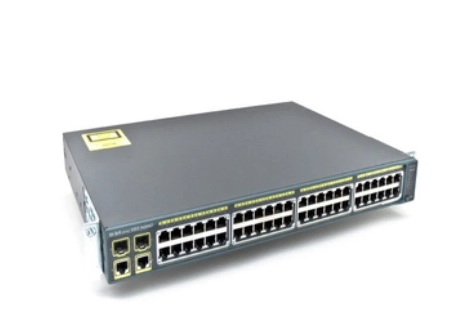 Cisco WS-C3750X-48PF-S 48 Port PoE Gigabit Switch One 1100WAC Power Supply - Image 1 of 1