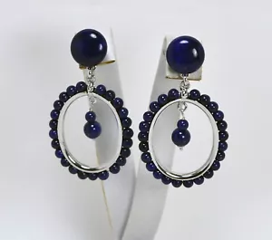 ORECCHINI ARGENTO 925 MODELLO BOTTONI E PALLINI LAPIS PERNO AGHT 0506 - Foto 1 di 3