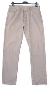 Jeans vintage Levi's 501 marrón de mezclilla de pierna recta tiro alto W36 L34 - Imagen 1 de 13