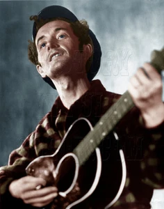 Woody Guthrie Folk Singer Legend color photo - I10073 - Picture 1 of 1