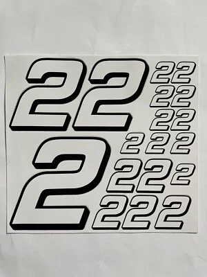 Descuento - Blanco con contorno negro #2 R/C caja L Foto 1 de 4