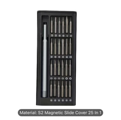 25 In 1 Screwdriver Set Precision Magnetic Screw Driver Bits Mini Tool Case - Image 1 of 4