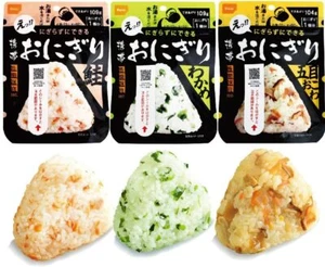 ONIGIRI 3types of portable Riceballs 12 bags set, Can used for Emergency food2 - Picture 1 of 6