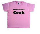 World's Best Cook Pink Kids T-Shirt