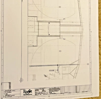 EPCOT Center Soarin' Attraction Blueprints (35) planos versión PDF Foto 1 de 4