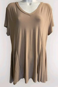 Attitudes by Renee Trikot Strick Eimer Top kleine Farbe taupe Gr. XLP Neu ohne Etikett - Bild 1 von 3