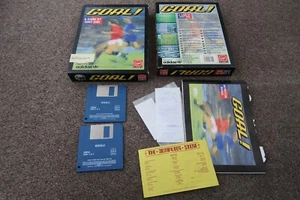 Goal By Virgin Games ~ Original Boxed Amiga Game GC - Afbeelding 1 van 8