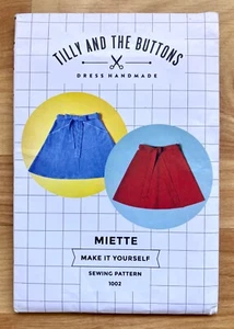 Falda "Miette" patrón de costura Tilly And The Buttons #1002 en 8 tallas SIN CORTAR UK - Imagen 1 de 2