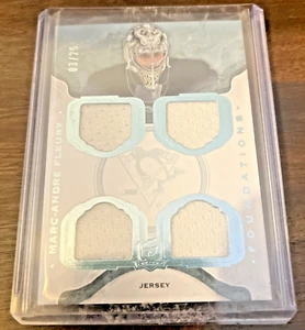 2014-15 UD The Cup Foundations Marc-Andre Fleury Jersey 3/25 - Picture 1 of 2