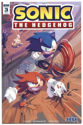 Sonic the Hedgehog #3 1:10 Nathalie Fourdraine Variant IDW 2018 VF/NM — 第 1/2 张图片