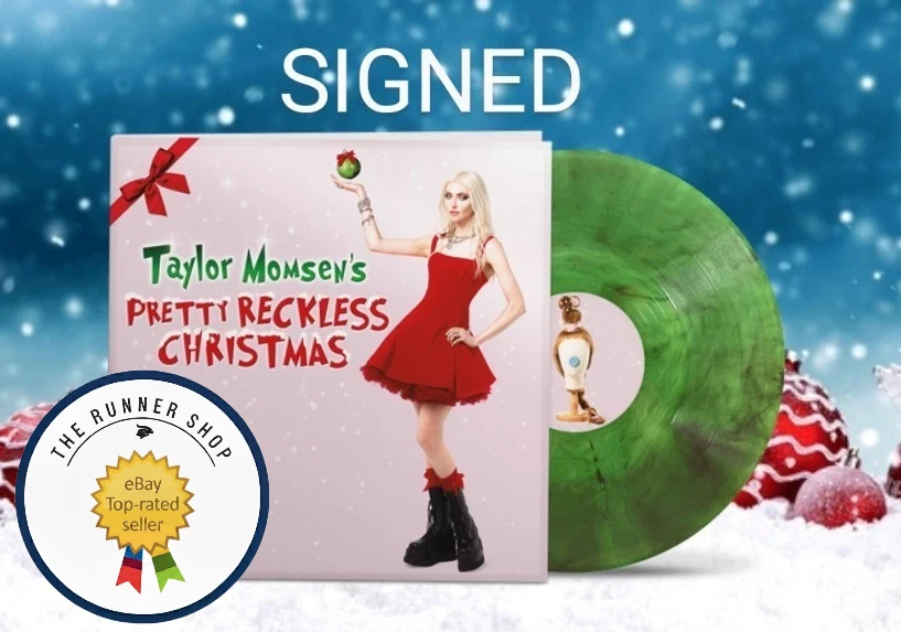 ✅SHIPS NOW✅ THE PRETTY RECKLESS Christmas Green Smoke LP + SIGNED PRINT /500 - Image 1 of 1