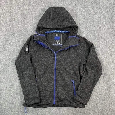 Superdry Chaqueta Hombre 3XL Gris StormCo Con Capucha Cremallera Completa Forrada de Vellón M20010AR Foto 1 de 4