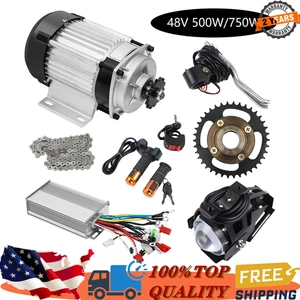 48V Electric 750W Brushless Geared Motor Kit For E-Tricycle Three-Wheeled Bike - Picture 1 of 24