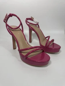 Neu BCBG KENDI VIVA DAMEN-RIEMCHENABSATZ PINK Größe 7 - Bild 1 von 15