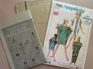 Vintage-style Sew Pattern Simplicity 7650~Caftan Kite Dress~One Size~UC~SEE! - Picture 1 of 1
