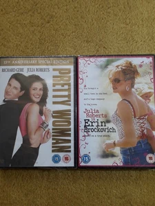 Pretty Woman & Erin Brockovich - Julia Roberts 2 film dvd bundle - Picture 1 of 2