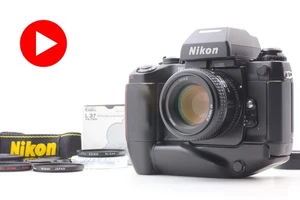 [Near MINT w/Strap] Nikon F4S MB-21 Film Camera AF 50mm f/1.4 D Lens From JAPAN - Picture 1 of 16