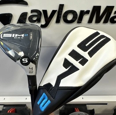 TaylorMade Golf SIM2 Max Hybrid Rescue Club, #4 H 22* Graphite Stiff - Image 1 of 4