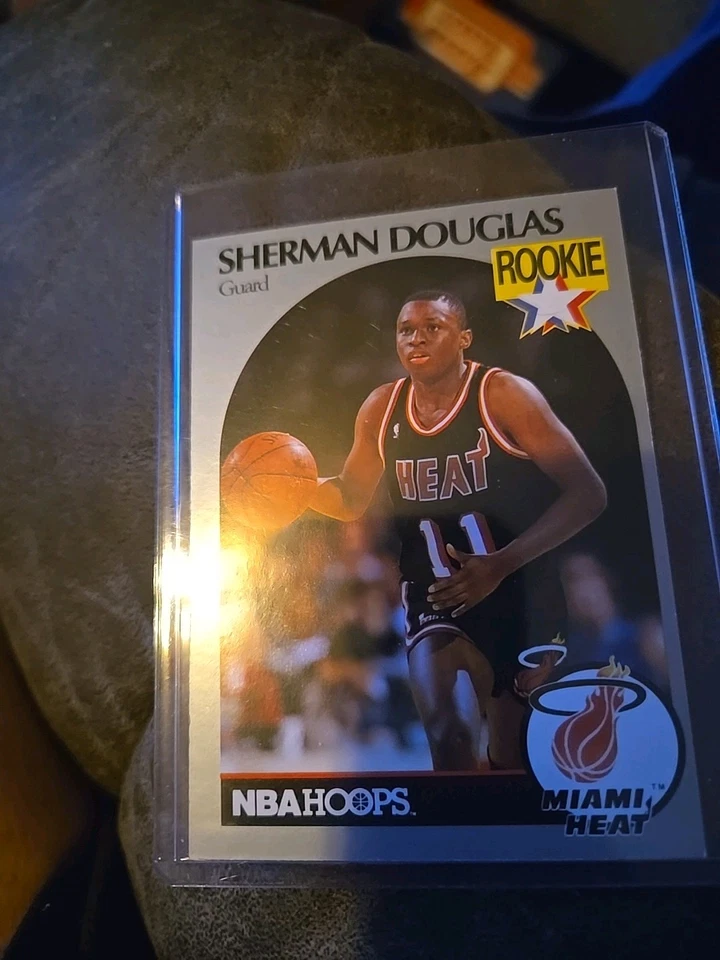 Sherman douglas nba hoops, miami heat rookie card - Image 1 of 2