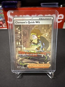 Clemonts Quick Wit 243/191 - Pokemon TCG Surging Sparks Special Illustration NM - Bild 1 von 2