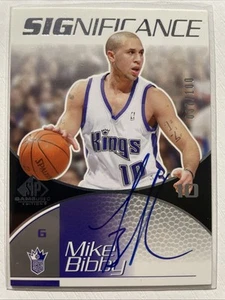 🏀 MIKE BIBBY AUTO 2002-03 SP GAME USED EDITION SIGNIFICANCE  # /100 AUTOGRAPH - Picture 1 of 2