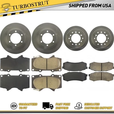 Kit de freios e rotores F&R para Lexus GX470, Toyota 4Runner garantia vitalícia - Imagem 1 de 2