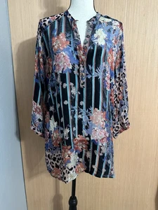 Johnny Was Ontari Burnout Tunic, NWT $295, Size Medium - Picture 1 of 11